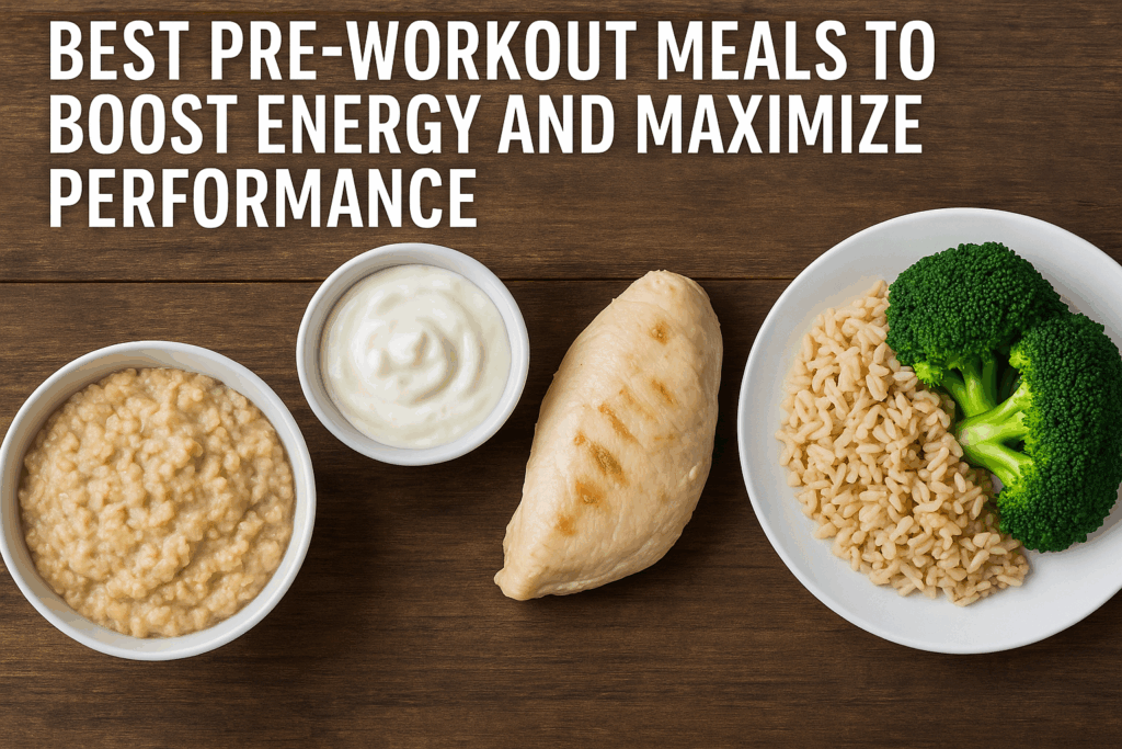 Best pre workout meals