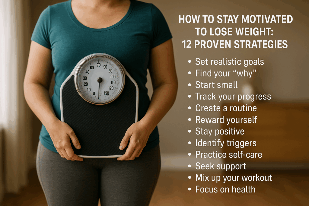 How to stay motivated to lose weight