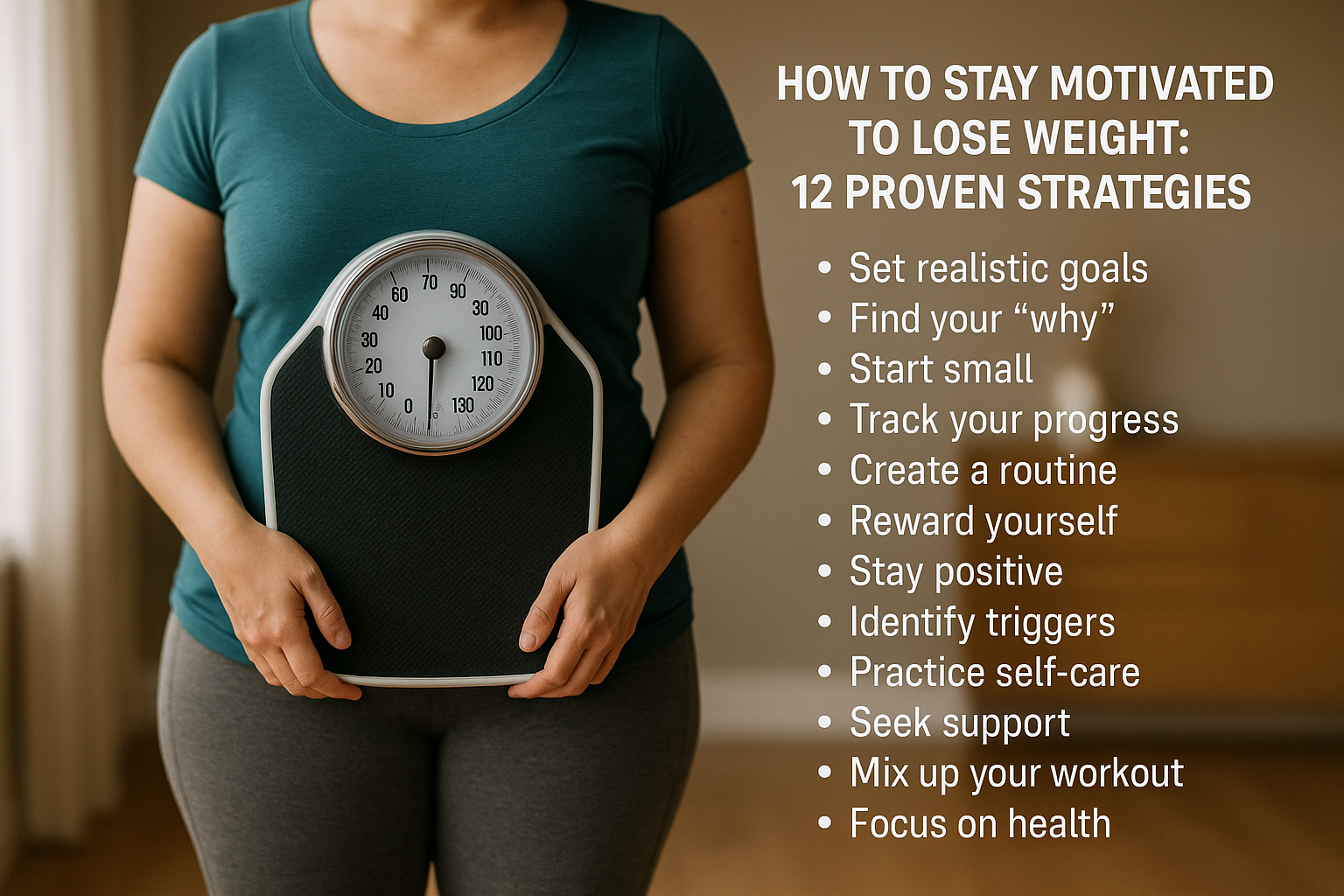 How to stay motivated to lose weight