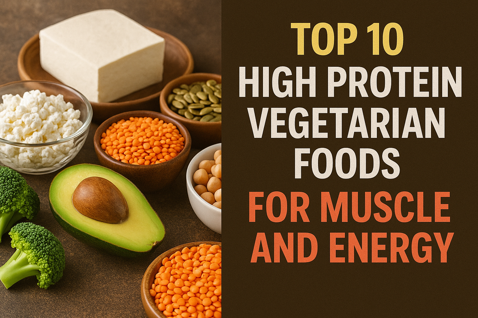 High protein veg foods