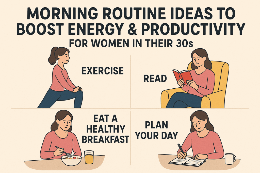 Morning routine for working women