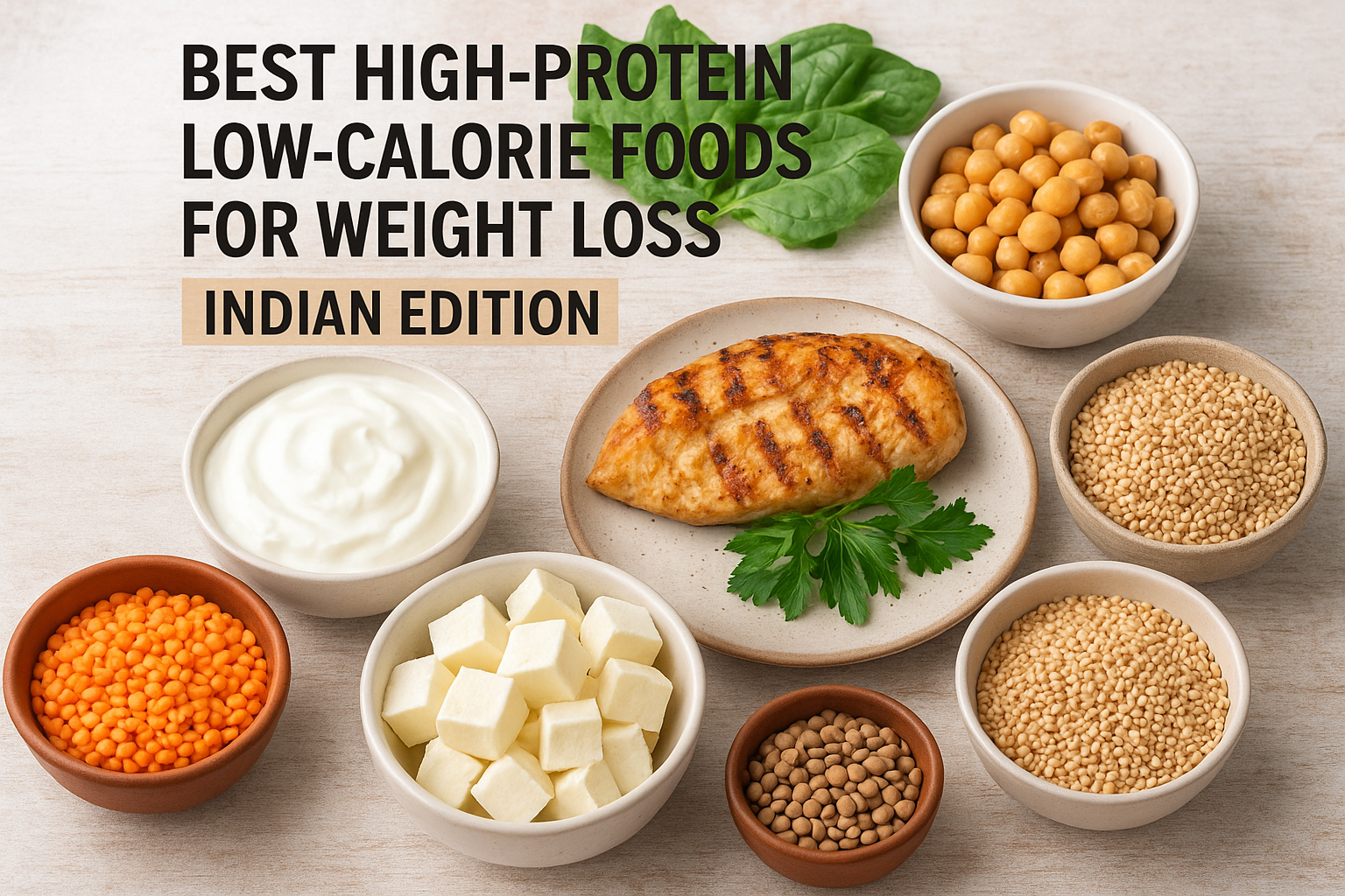 High-Protein Low-Calorie Foods for Weight Loss