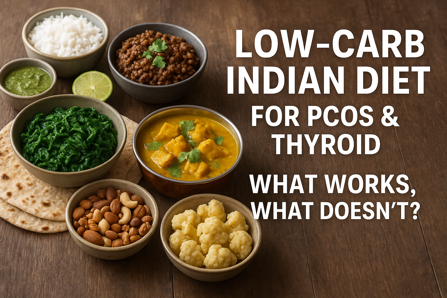 low carb Indian diet for PCOS and thyroid