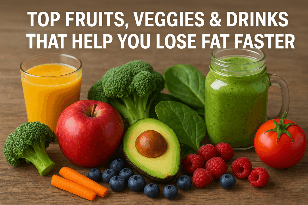 Best Fruits, Vegetables & Drinks for Fat Loss