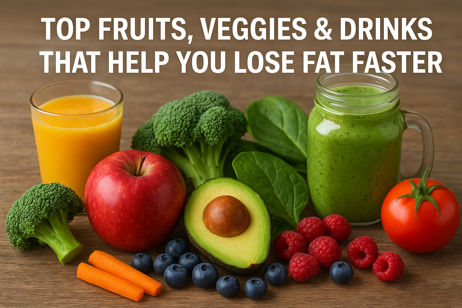 Best Fruits, Vegetables & Drinks for Fat Loss