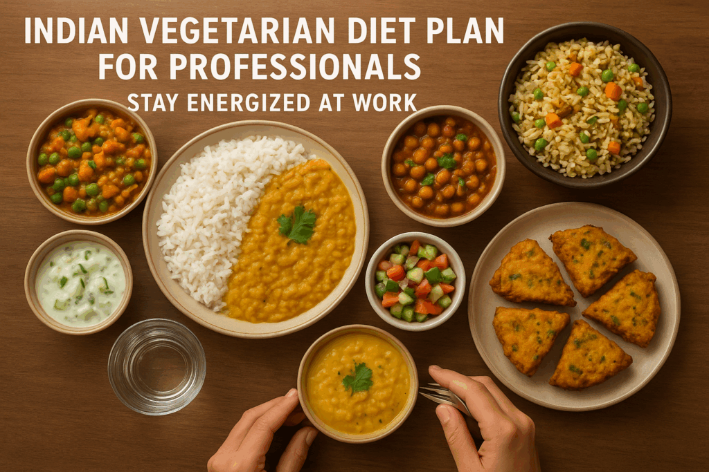 Indian Vegetarian Diet Plan for Professionals