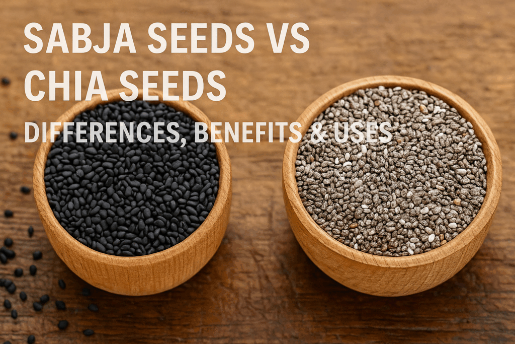 sabja seeds vs chia seeds